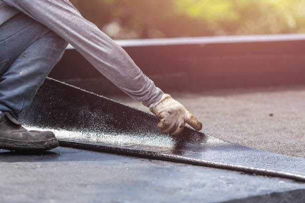 Professional Basement Waterproofing technician working in Franklin Park, NJ